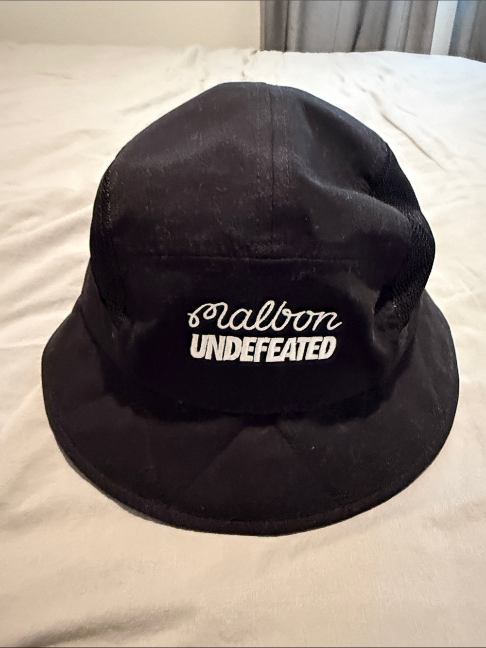 UNDEFEATED x Malbon Black Bucket Hat - size Large/Extra Large